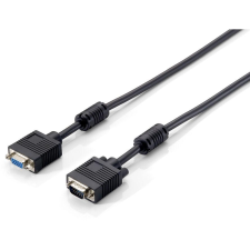 Equip VGA Kabel Verl. HD15 St/Bu  1.00m 1920x1080/60Hz sw (118800) kábel és adapter