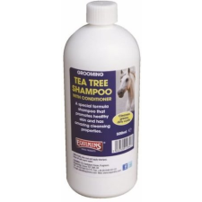  Equmims Tea Tree Shampoo - Teafa sampon lovaknak 500 ml lófelszerelés