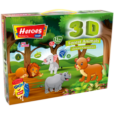 ER Toys Play-Dough: Heroes dzsungel gyurma szett 21db-os gyurma