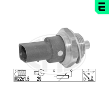 Era érzékelő, hűtőfolyadék-hőmérséklet ERA 330923 autóalkatrész