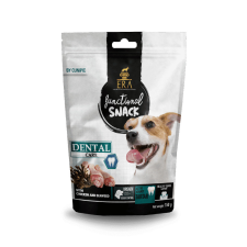 Era | Snack Dental | Jutalomfalat, felnőtt kutyáknak | Fogápolásra, tengeri moszattal - 150 g jutalomfalat kutyáknak