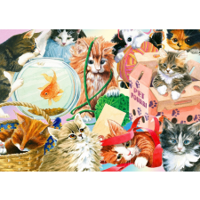 Érdeklődő macskák puzzle 1000 darabos puzzle, kirakós