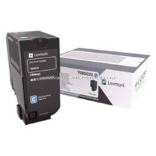 Eredeti Lexmark CS/CX727/CS728 Toner Cyan 10K (Eredeti) 75B0020 nyomtatópatron & toner