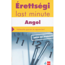 ÉRETTSÉGI LAST MINUTE ANGOL tankönyv