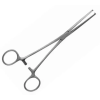  Érfogó egenes (kocher) 16cm horgas végű