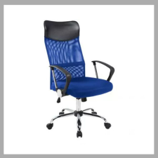 Ergonomikus irodai szék magasított háttámlával kék HOP1000998-3 forgószék