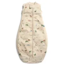 Ergopouch ERGOPOUCH Organikus pamut alvózsák Sheeting Savannah 8-24 hónap, 8-14 kg, 1 tog hálózsák, pizsama