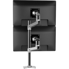 Ergotron LX Dual Stacking Arm Tall Pole 21"-40" LCD TV/Monitor asztali tartó - Ezüst (2 kijelző) tv állvány és fali konzol