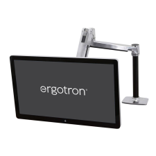 Ergotron LX Sit-Stand asztali monitortartó konzol 49" fekete-ezüst (45-384-026) (45-384-026) monitor kellék