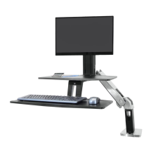Ergotron WorkFit-A LD munkaállomás felfüggesztett billentyűzettel tv állvány és fali konzol