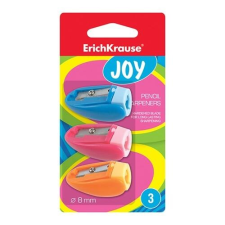 ErichKrause Hegyező ErichKrause Joy 1 lyukú műanyag 3 db-os bliszteres hegyező