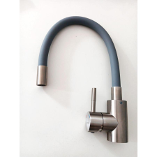 Ermetiq Inox Álló mosogató csaptelep flexibilis kifolyócsővel - szürke (ER-XY208G) csaptelep