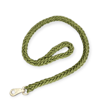  Erős fonott kutyapóráz fém karabinerrel zöld nyakörv, póráz, hám kutyáknak