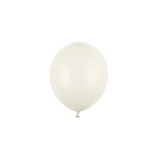  Erős lufi 12 cm világos krém (100 db) party kellék