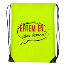  Értem én - Sport táska sárga tornazsák