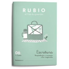 ESCRITURA RUBIO 06 idegen nyelvű könyv