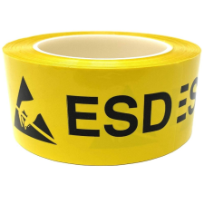 ESD Caution Padlójelölőszalag 50mm X 33 M ragasztószalag
