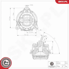 ESEN SKV felfüggesztés, motor 75SKV164 autóalkatrész