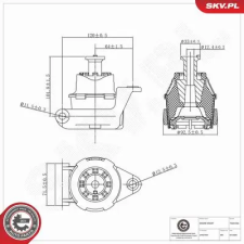 ESEN SKV felfüggesztés, motor 75SKV364 autóalkatrész