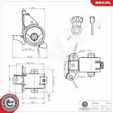 ESEN SKV felfüggesztés, motor 75SKV375 autóalkatrész