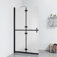 ESG tejüveg összecsukható zuhanyfal 90 x 190 cm kád, zuhanykabin
