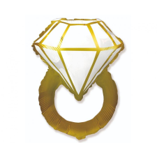 Esküvő Gold Ring, Gyűrű fólia lufi 64 cm (WP) party kellék
