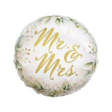 Esküvő Mr & Mrs, Esküvő fólia lufi 36 cm party kellék