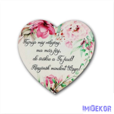  Esküvői nagy szív 13 cm - Tegnap még vőlegény dekorációs kellék