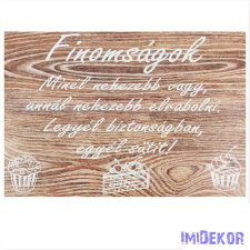 Esküvői tábla 30x20cm - Finomságok... dekorációs kellék