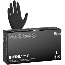 ESPEON Nitril Ideal3 fekete méret L, 100 darab gyógyászati segédeszköz