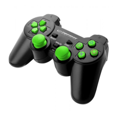 Esperanza Corsair USB gamepad Black/Green PC/PS2/PS3 videójáték kiegészítő