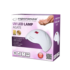 Esperanza EBN010, Agate, 36W, 15 LED Körömlakkszárító és műkörömépítő lámpa uv lámpa