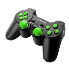 Esperanza EGG106G Corsair gamepad fekete-zöld (EGG106G) videójáték kiegészítő