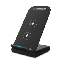 Esperanza EZC101 Vezeték nélküli töltő - Fekete (15W) (EZC101) mobiltelefon kellék