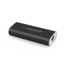 Esperanza Hadron Power Bank 4400 mAh - Fekete (EMP105K) (EMP105K) power bank