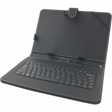 Esperanza Madera 10.1" Univerzális tablet tok + billentyűzet (angol), fekete tablet tok
