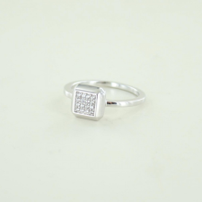 Esprit Női gyűrű nemesacél ezüst cirkónia Gr.56 ESRG023 gyűrű