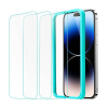 ESR 048863 ESR Apple iPhone 14 Pro Karcálló, ütésálló kijelzővédő üvegfólia, 9H tempered glass, törlőkendővel, 1 db-os csomag