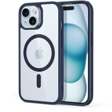 ESR Classic Hybrid Case (HaloLock), Compatible with iPhone 15 Plus, Clear Blue tok tok és táska