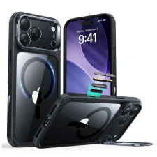 ESR Classic Hybrid Kickstand MagSafe iPhone 17 Pro Max készülékhez tok, áttetsző/fekete tok és táska