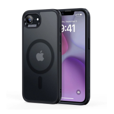 ESR CLASSIC HYBRID szilikon telefonvédő (ütésállóság, légpárnás sarok, MagSafe) FEKETE Apple iPhone 16e mobiltelefon kellék