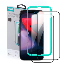 ESR EDZETT ÜVEG 2 CSOMAG iPhone 15 PRO FEKETE mobiltelefon kellék