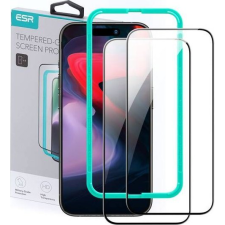 ESR GP-149495 Üveg - Apple iPhone 15 Pro, 2.5D, Fekete (4894240174241) mobiltelefon kellék