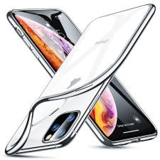 ESR iPhone 11 PRO MAX Telefontok - ESR átlátszó, ezüst keretes szilikon tok tok és táska