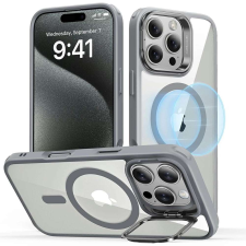 ESR IPhone 16 Pro Max tok - ESR Classic Hybrid HaloLock Kickstand - Szürke átlátszó tok és táska