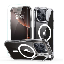 ESR IPhone 16 Pro Max tok + fólia - ESR Classic Hybrid HaloLock Kickstand - átlátszó tok és táska