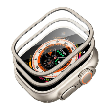 ESR tok + kijelzővédő Apple Watch Ultra 49mm - titánszürke okosóra kellék