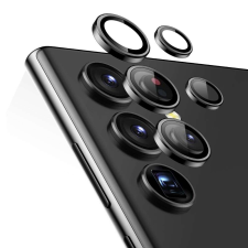 ESR Üvegfólia Samsung Galaxy S23 Ultra - ESR kamera üvegfólia fekete kerettel/gyűrűvel mobiltelefon kellék