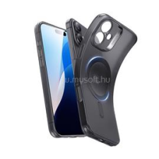 ESR ZERO HALOLOCK szilikon telefonvédő (ütésállóság, légpárnás sarok, MagSafe) FEKETE (GP-164291) tok és táska