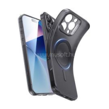 ESR ZERO HALOLOCK szilikon telefonvédő (ütésállóság, légpárnás sarok, MagSafe) FEKETE (GP-164292) tok és táska